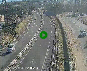 Caméra autoroute A75 à hauteur du col du rocher blanc en direction de Montpellier