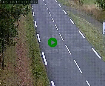 Caméra routière France - N102, au niveau du col de Montmirat à Saint-Etienne-du-Valdonnez à 1039 mètres d'altitude