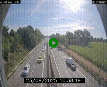 Webcam sur le périphérique de Rennes (N136) à hauteur du quartier Bréquigny, au sud de la ville