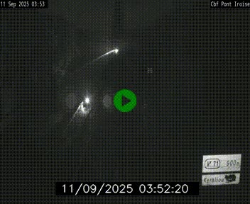 Webcam sur la N165 après le Pont de l'Iroise, à l'entrée de Brest