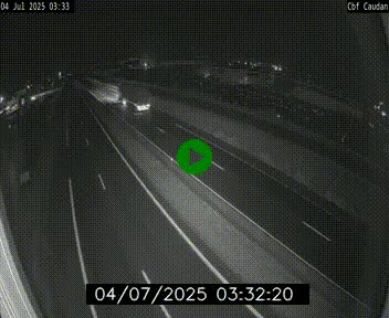 Webcam sur la N165 à hauteur de Caudan, dans le Morbihan.