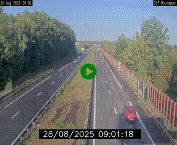 Webcam sur le périphérique de Rennes (N136) à hauteur de Maurepas, au nord de la ville