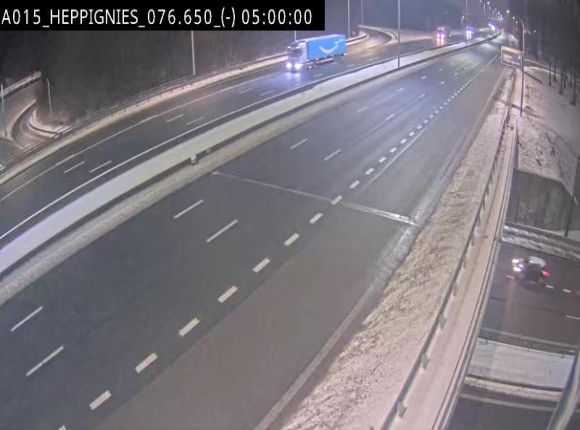 Webcam autoroute Belgique - Heppignies - E42 direction Namur - BK 76.4