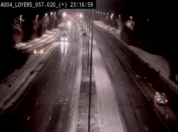 Webcam dans la montée de Loyers sur l'E411, après le viaduc de Beez en venant de Namur et en direction du Luxembourg