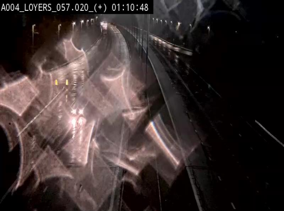 Webcam dans la montée de Loyers sur l'E411, après le viaduc de Beez en venant de Namur et en direction du Luxembourg