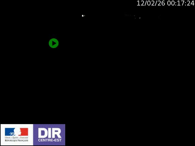 Webcam sur le contournement de Valence, sur la Nationale 7, à la jonction avec la N532, caméra orientée vers Grenoble