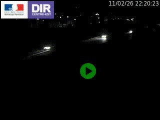 Webcam sur la Nationale 201 à hauteur de la sortie Chambéry-Nord, avant à la jonction entre l'A41 et l'A43, en direction de Lyon