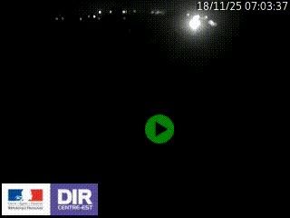 Webcam routière sur la RN6 à Auxerre, à hauteur de la sortie Monéteau, en direction de l'A6 (Gurgy)
