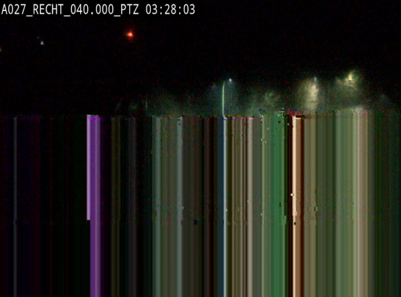 Webcam sur A27/E42 après Malmedy. Vue orientée vers l'Allemagne