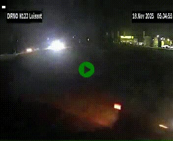 Webcam en périphérie de Chartres sur la N123, à hauteur de Luisant. Vue orientée vers Chartres