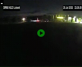 Webcam en périphérie de Chartres sur la N123, à hauteur de Luisant. Vue orientée vers Chartres