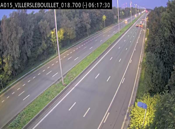 Webcam autoroute Belgique - Villers-le-Bouillet - E42 direction Liège - BK 18.7