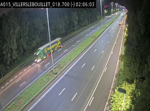 Webcam autoroute Belgique - Villers-le-Bouillet - E42 direction Liège - BK 18.7