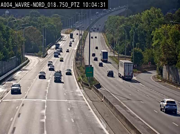 Webcam traffic E411(A4) - BK 18.7 - Bierges (Wavre Nord)