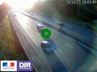 Webcam routière à Saint-Etienne-Terrenoire sur la RN88 avant la jonction entre l'A72 et le Boulevard Périphérique de Saint-Etienne