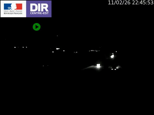 Caméra trafic à Meylan sur la Rocade-Sud de Grenoble en direction d'Aix-en-Provence