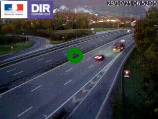 Caméra routière à hauteur de la sortie 15 Chambéry-centre au PK 4,103 en direction d'Albertville