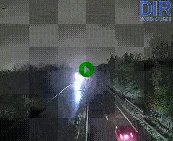 Webcam sur le périphérique de Caen (N814) à l'est de la ville, à Mondeville hauteur de la sortie 2, Presqu'île-Rives de l'Orne, au bout de l'autoroute A13