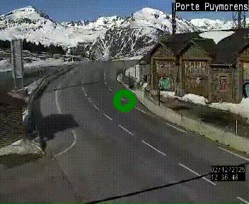 Webcam Col du Puymorens sur N320, en direction de Pas de la Casa (Andorre)