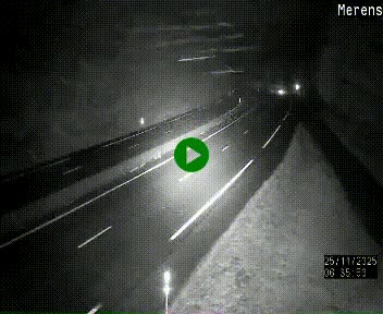 Webcam dans les Pyrénées à hauteur de Mérens-les-Vals sur N320, en direction de Pas de la Casa (Andorre)