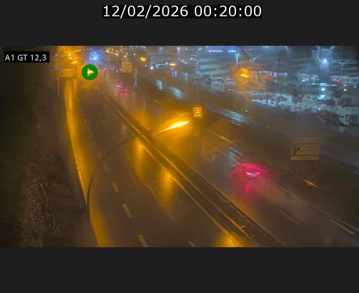 Traffic live webcam Luxembourg Senningerberg - A1 direction Allemagne - BK 12.3