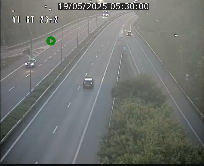 Traffic live webcam Luxembourg Grevenmacher - A1 direction Allemagne - BK 26.2