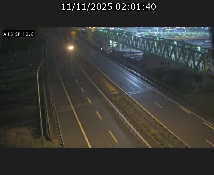 Traffic live webcam Luxembourg Croix de Bettembourg - A13 direction Esch-sur-Alzette - BK 19.8