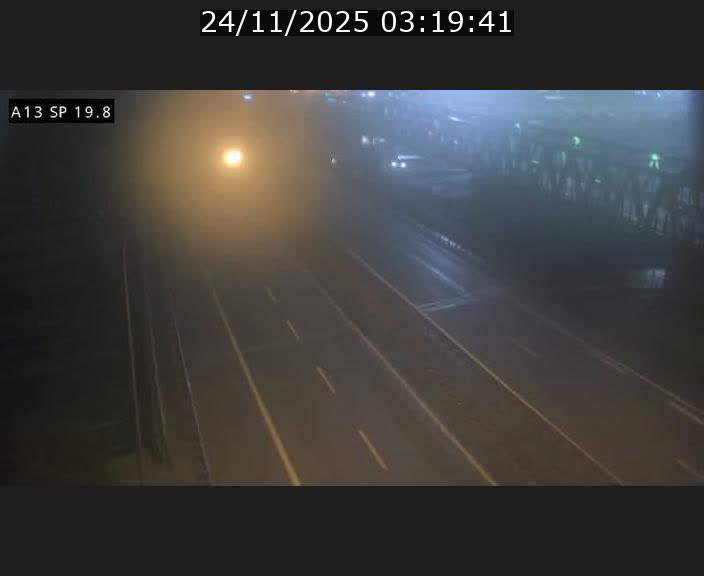 Traffic live webcam Luxembourg Croix de Bettembourg - A13 direction Esch-sur-Alzette - BK 19.8
