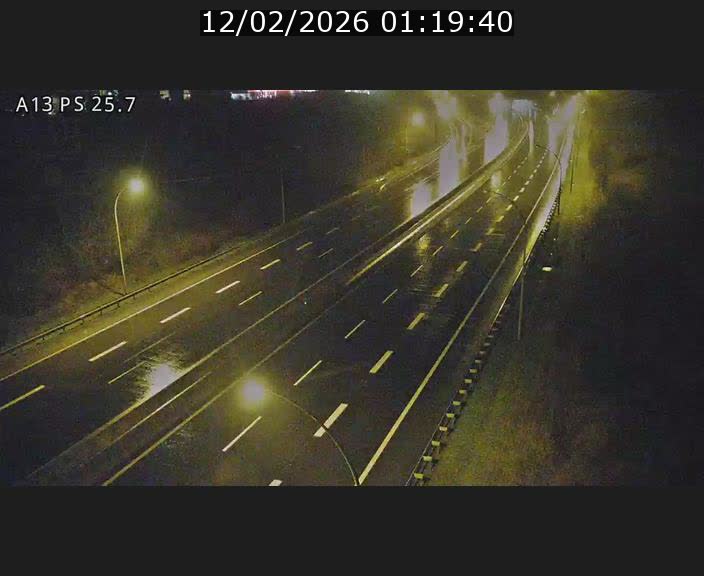 Traffic live webcam Luxembourg Frisange - A13 direction Allemagne - BK 26