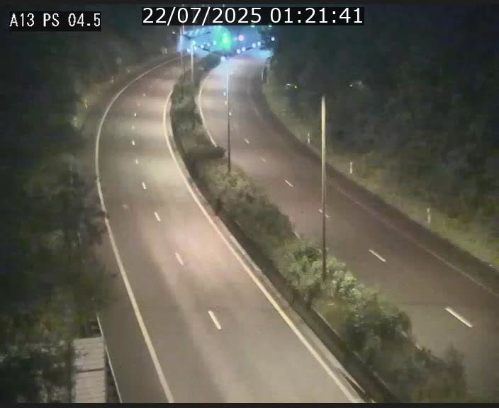 Traffic live webcam Luxembourg Differdange - A13 direction Esch-sur-Alzette - BK 4.5