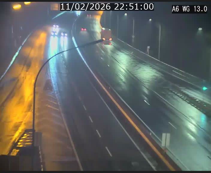 Traffic live webcam Luxembourg Mamer - A6 - BK 13 - direction Luxembourg/France/Allemagne