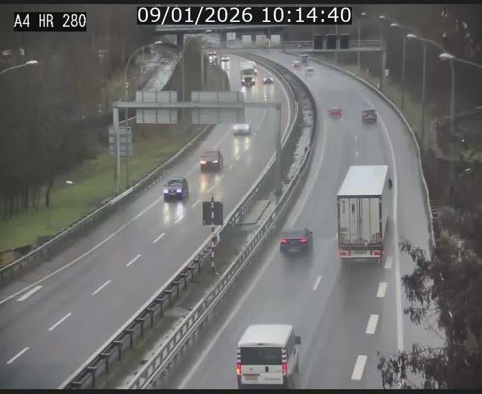 Webcam traffic A4 Luxembourg - BK 0.2 - P+R Bouillon (direction Luxembourg)