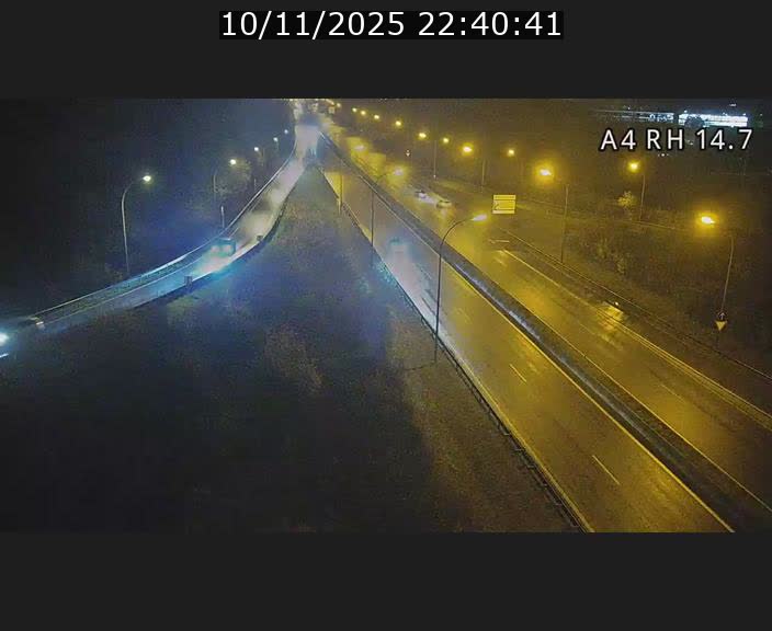 Traffic live webcam Luxembourg Jonction Lankelz - A4 - BK 14.7 - direction Luxembourg