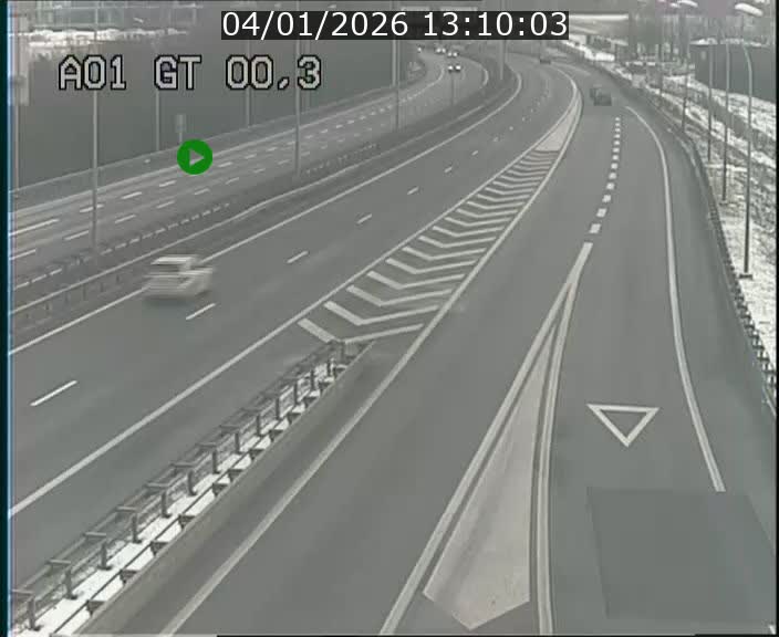 Traffic live webcam Luxembourg Croix de Gasperich - A1 direction Kirchberg - BK 0.3