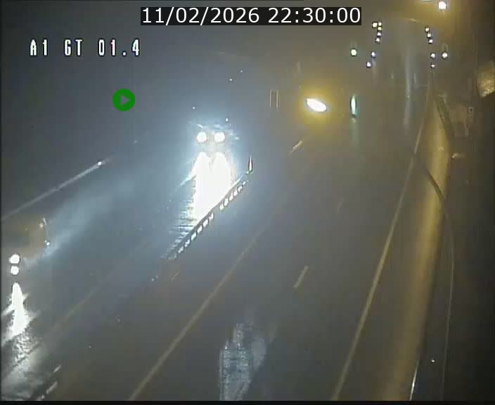 Traffic live webcam Luxembourg Hesperange - A1 direction Kirchberg - BK 1.4