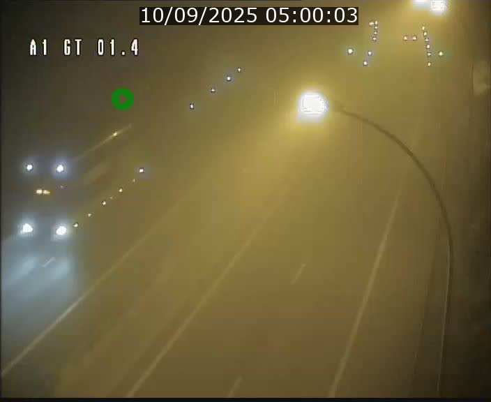 Traffic live webcam Luxembourg Hesperange - A1 direction Kirchberg - BK 1.4
