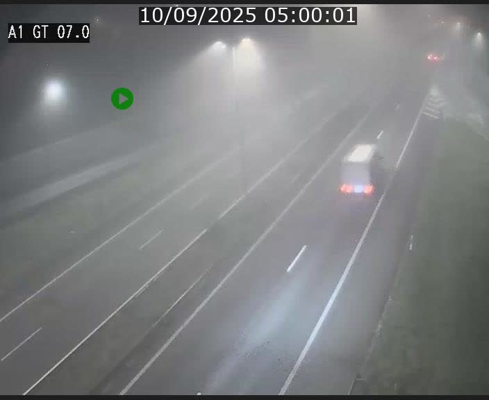 Traffic live webcam Luxembourg Cents - A1 direction Kirchberg - BK 7