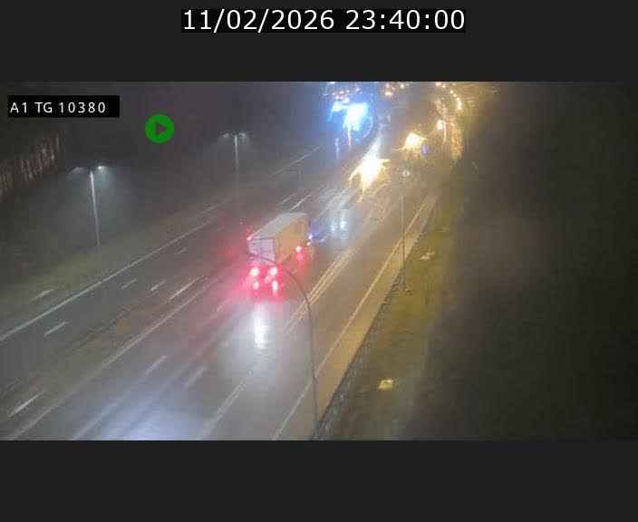 Traffic live webcam Luxembourg Senningerberg - A1 direction Luxembourg Kirchberg - BK 10.3