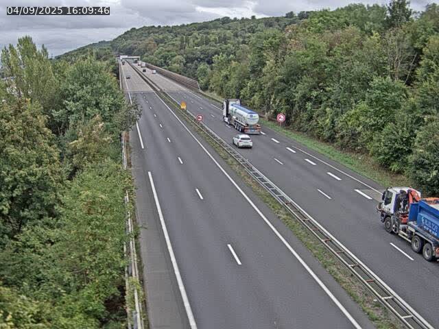 Caméra autoroute France - A30, Hayange direction Metz