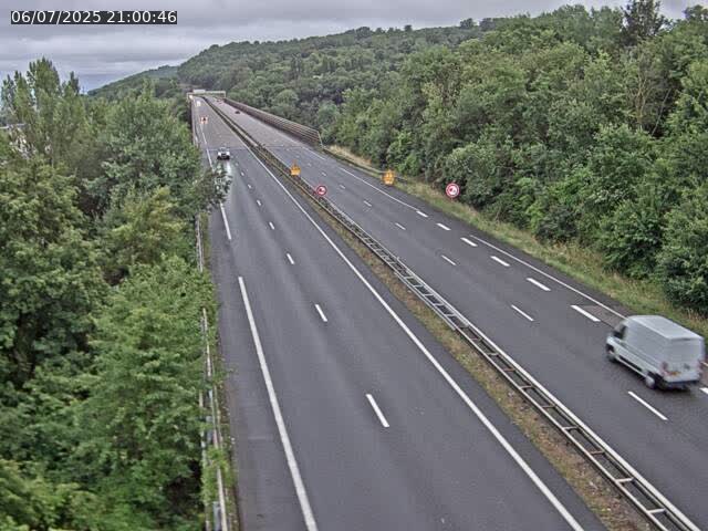 Caméra autoroute France - A30, Hayange direction Metz