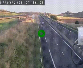 Caméra autoroute A75 à hauteur de Le Crest, en direction de Montpellier