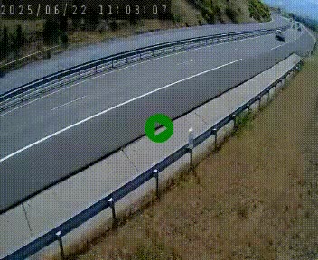 Caméra autoroutière France - A75, Engayresque, entre Millau et Séverac-le-Chateau, en direction de Montpellier