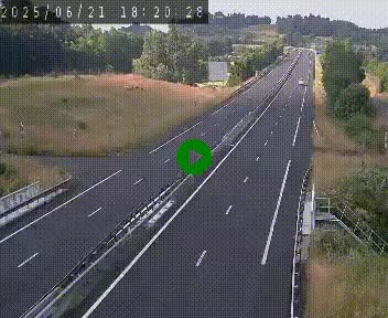 Caméra autoroutière France - A75, Coren, en direction de Montpellier
