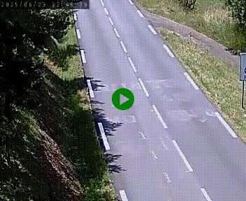 Caméra routière France - N102, au niveau du col de Montmirat à Saint-Etienne-du-Valdonnez à 1039 mètres d'altitude