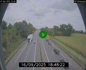 Webcam sur le périphérique de Rennes (N136) à hauteur du quartier Bréquigny, au sud de la ville