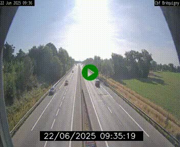 Webcam sur le périphérique de Rennes (N136) à hauteur du quartier Bréquigny, au sud de la ville