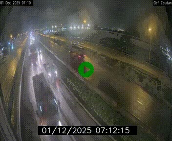 Webcam sur la N165 à hauteur de Caudan, dans le Morbihan.