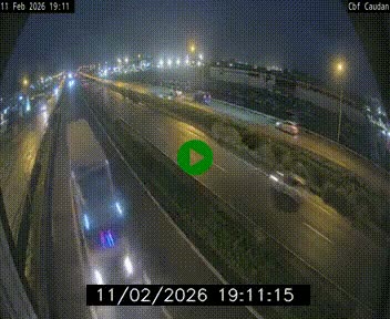 Webcam sur la N165 à hauteur de Caudan, dans le Morbihan.