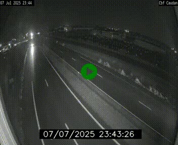Webcam sur la N165 à hauteur de Caudan, dans le Morbihan.