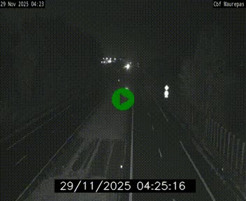 Webcam sur le périphérique de Rennes (N136) à hauteur de Maurepas, au nord de la ville